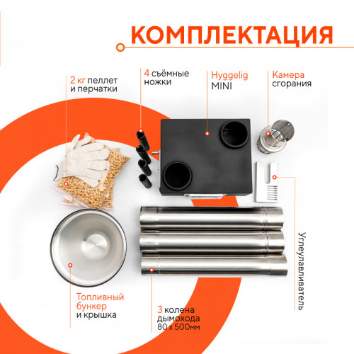 Походная печь Hyggelig MINI в Перми