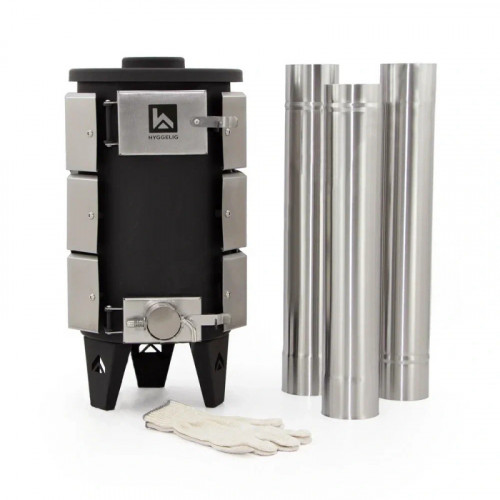 Мультитопливная походная печь Hyggelig LONGHEAT длительного горения в Перми