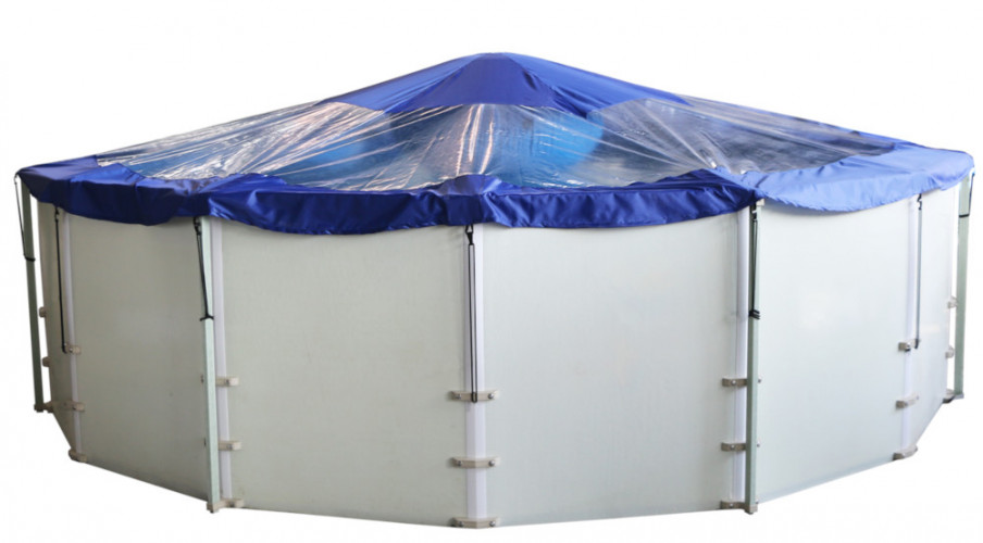 Тент для бассейна с надувной подушкой "Фиеста" в Перми