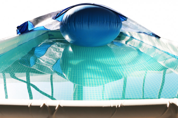 Тент для прямоугольного бассейна Intex/Bestway с надувной подушкой "Фиеста" в Перми