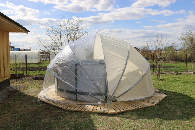 Купол-тент для бассейнов "Фиеста" КОМБИ в Перми