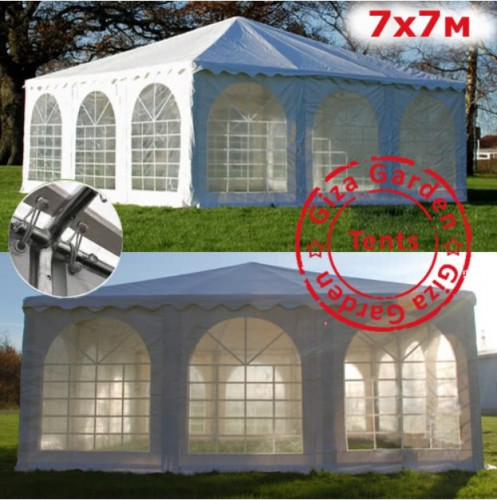 Шатер Пагода Giza Garden 7 x 7 м белый в Перми