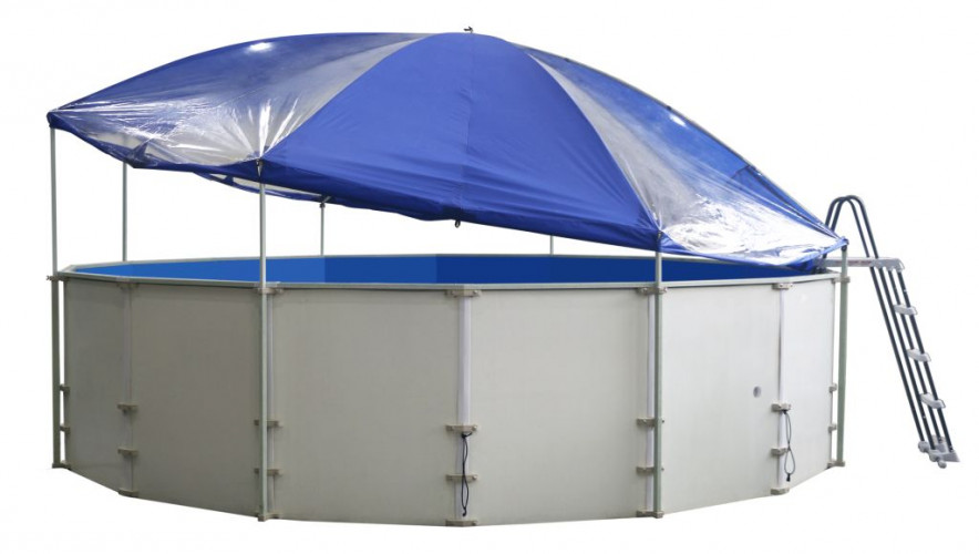 Подъемный тент-навес для бассейна "Фиеста" в Перми