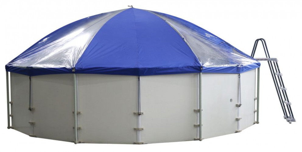 Подъемный тент-навес для бассейна "Фиеста" в Перми