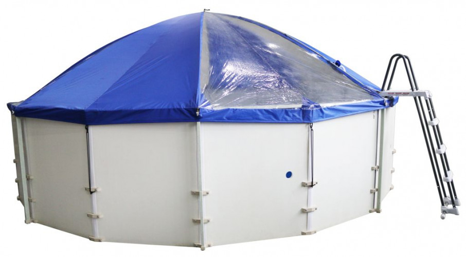 Подъемный тент-навес для бассейна "Фиеста" в Перми