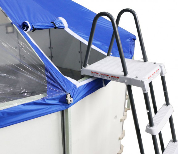 Подъемный тент-навес для бассейна "Фиеста" в Перми