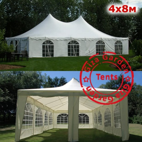 Шатер Пагода Giza Garden 4 х 8 м белый в Перми