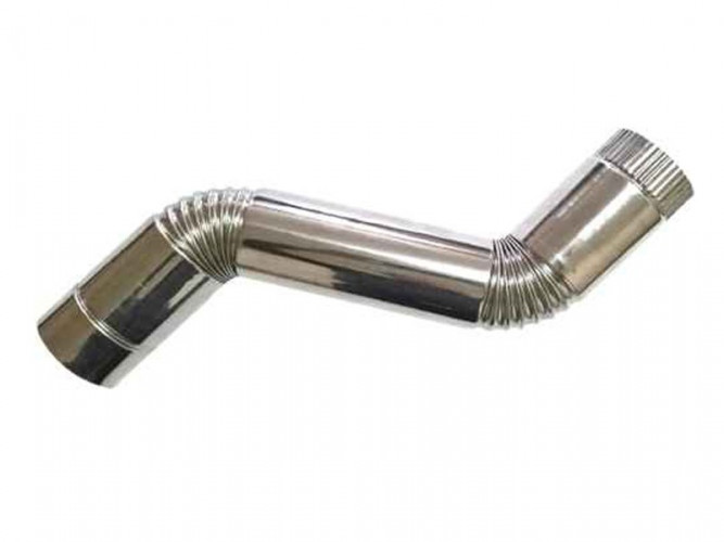 Сегмент трубы S-образный d-80 мм.(нерж.)Инвент в Перми