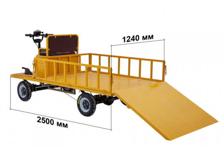 Грузовая электрическая тележка RuTrike ПЕРОН ТРАП в Перми