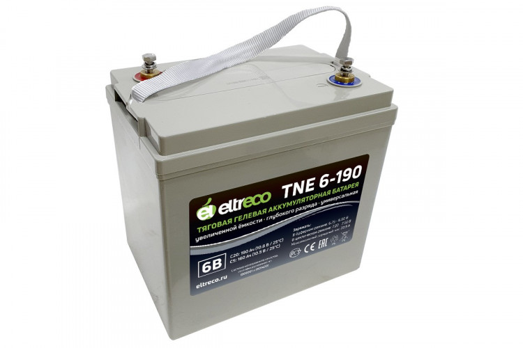 Тяговый аккумулятор Eltreco TNE6-190 (6V150A/H C3) в Перми