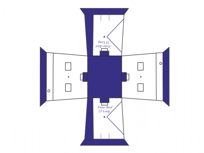 Зимняя палатка Polar Bird 2T Long компакт в Перми
