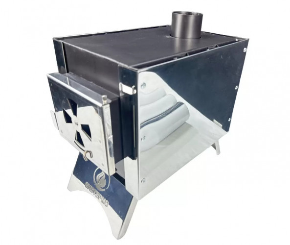 Печь дровяная Сибирка малая из нержавейки в Перми