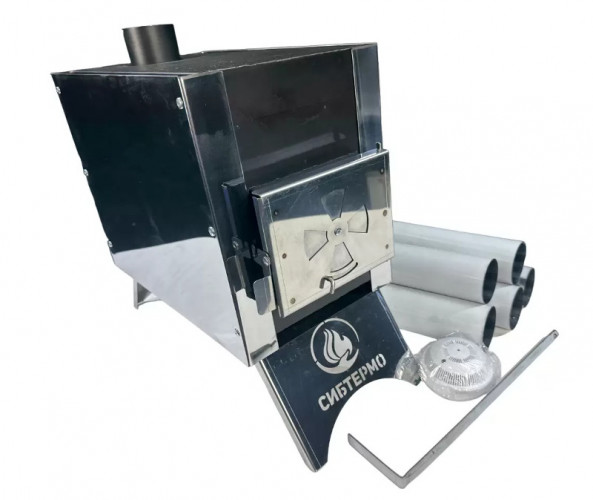 Печь дровяная Сибирка малая из нержавейки в Перми
