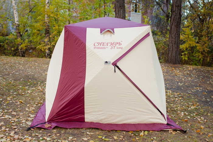 Зимняя палатка для рыбалки Куб Снегирь 3T Long в Перми