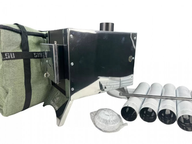 Печь дровяная Сибирка средняя из нержавейки  в Перми