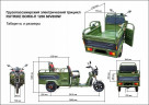 Грузовой электрический трицикл RuTrike Вояж П Трансформер в Перми