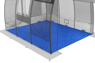 Пол из тарпаулина для палатки бани МОРЖ МАХ-МОРЖ Шатёр в Перми