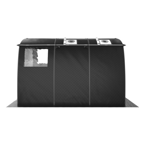 Мобильная баня-палатка МОРЖ Max (Черный) в Перми