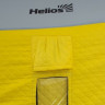 Палатка для рыбалки Helios утепл. Куб 1,8х1,8 желтый/серый в Перми