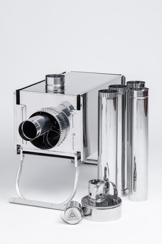 Печь Инвент экономка средняя с регулирующимися экранами в сумке в Перми