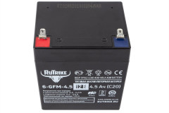 Тяговый гелевый аккумулятор RuTrike 6-GFM-4.5 (12V4.5A/H C20) Тяговый гелевый аккумулятор RuTrike 6-GFM-4.5 (12V4.5A/H C20)