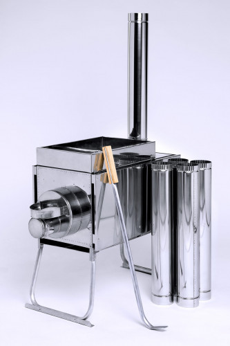 Печь Инвент Экономка средняя со стац. экранами в сумке в Перми