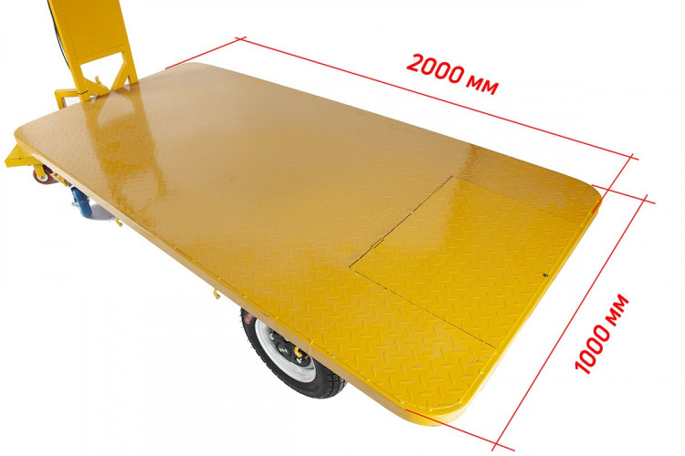 Грузовая электрическая тележка RuTrike Плита 2000 в Перми