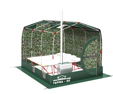 Зимняя палатка Терма-32 в Перми