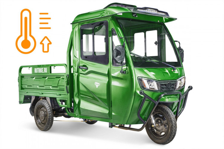 Электротрицикл Rutrike КАРГО Кабина обогрев 1500 грузовой в Перми