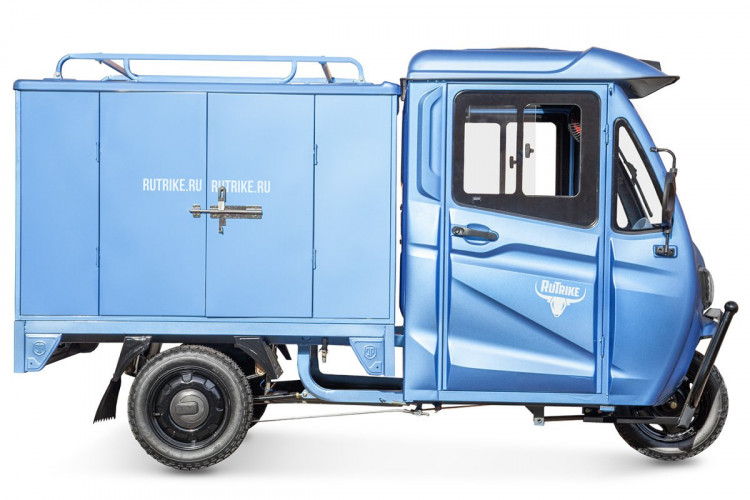 Электротрицикл Rutrike КАРГО Кабина Дуал обогрев 1500 фургон в Перми