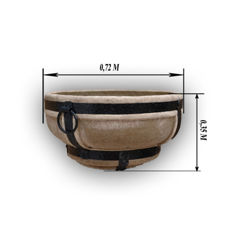 Очаг для костра большой Подсолнух в Перми