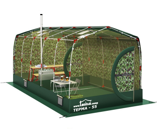 Зимняя палатка Терма-55 в Перми