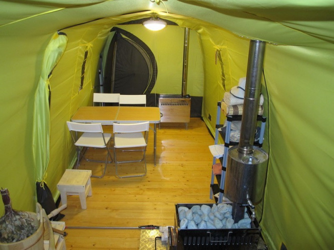 Зимняя палатка Терма-55 в Перми