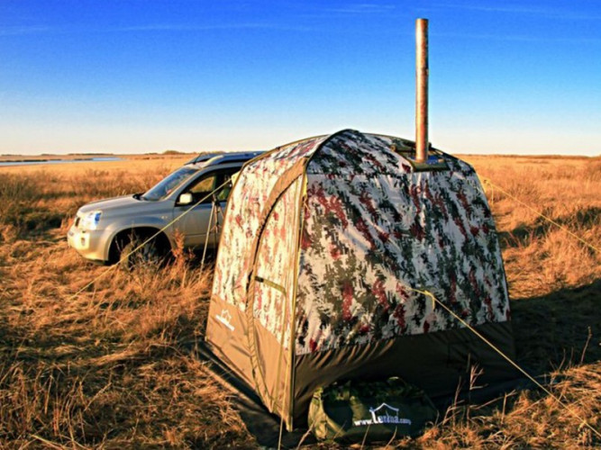 Мобильная баня ТЕРМА-10 с 1 окном (походная) в Перми