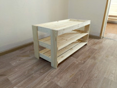 Полка для обуви деревянная Полка для обуви деревянная