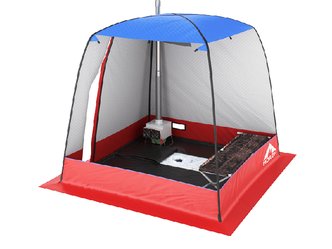 Мобильная баня-палатка МОРЖ (Черный) в Перми